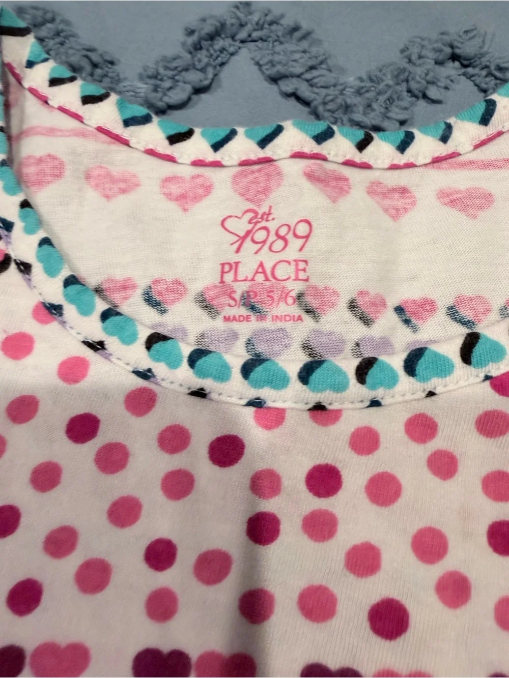The Children’s Place Girls Dress Bundle Size 5/6 Pink Hearts 2-Piece